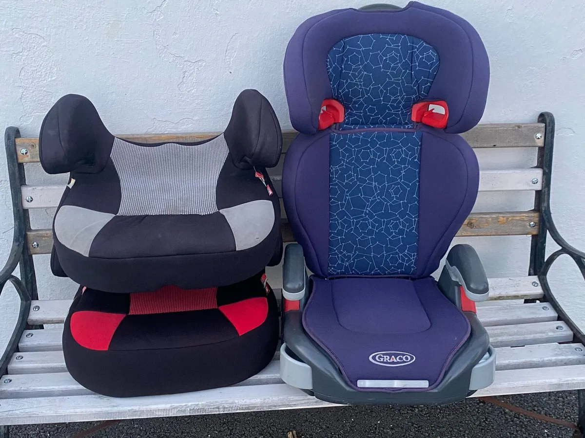 Toddler  seat and 2 booster seats for sale - Image 1