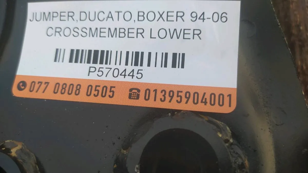 Fiat Ducato Crossmember - Image 2