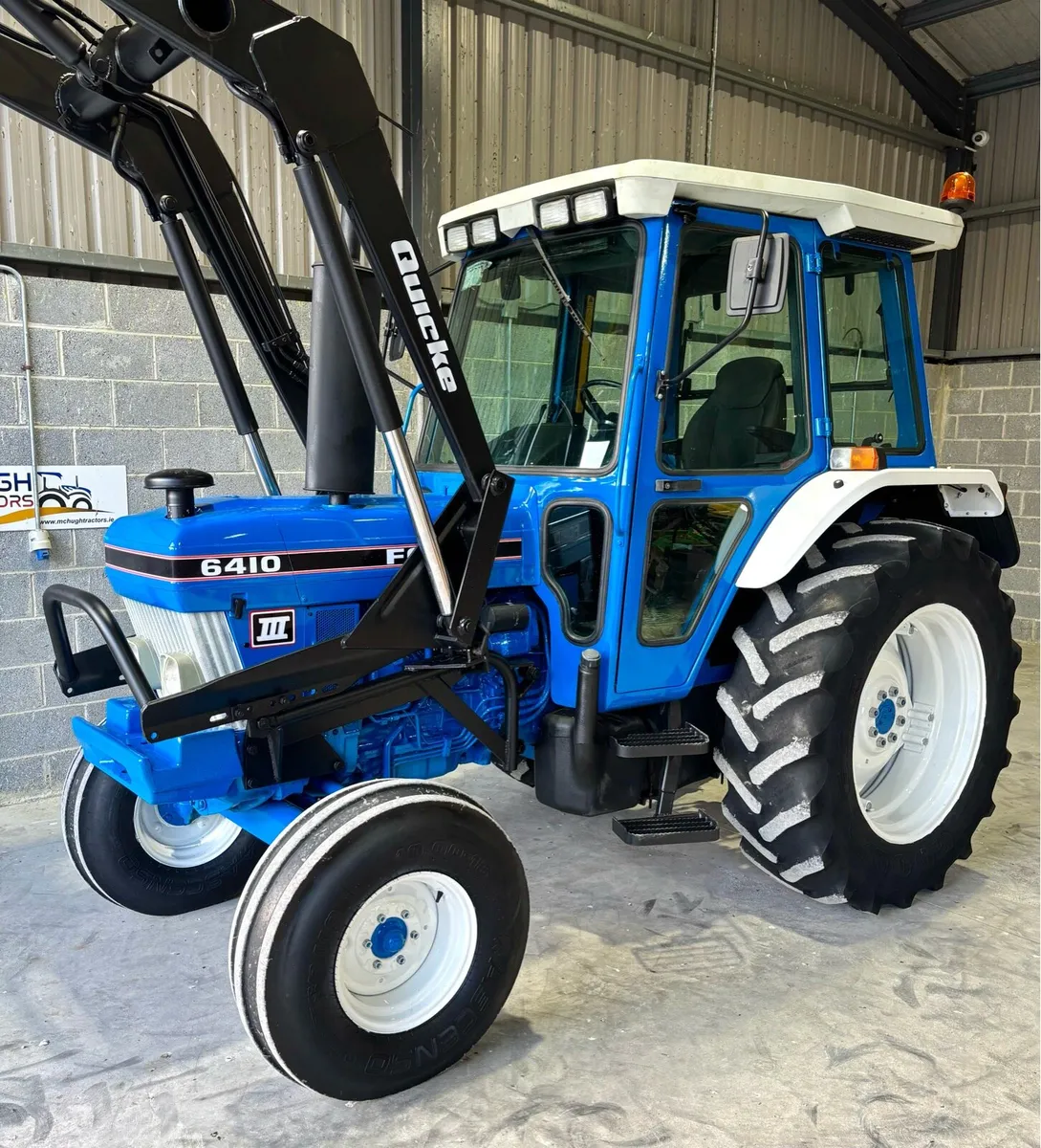 92 FORD 6410, SUPER Q, c/w QUICKE LOADER - Image 1
