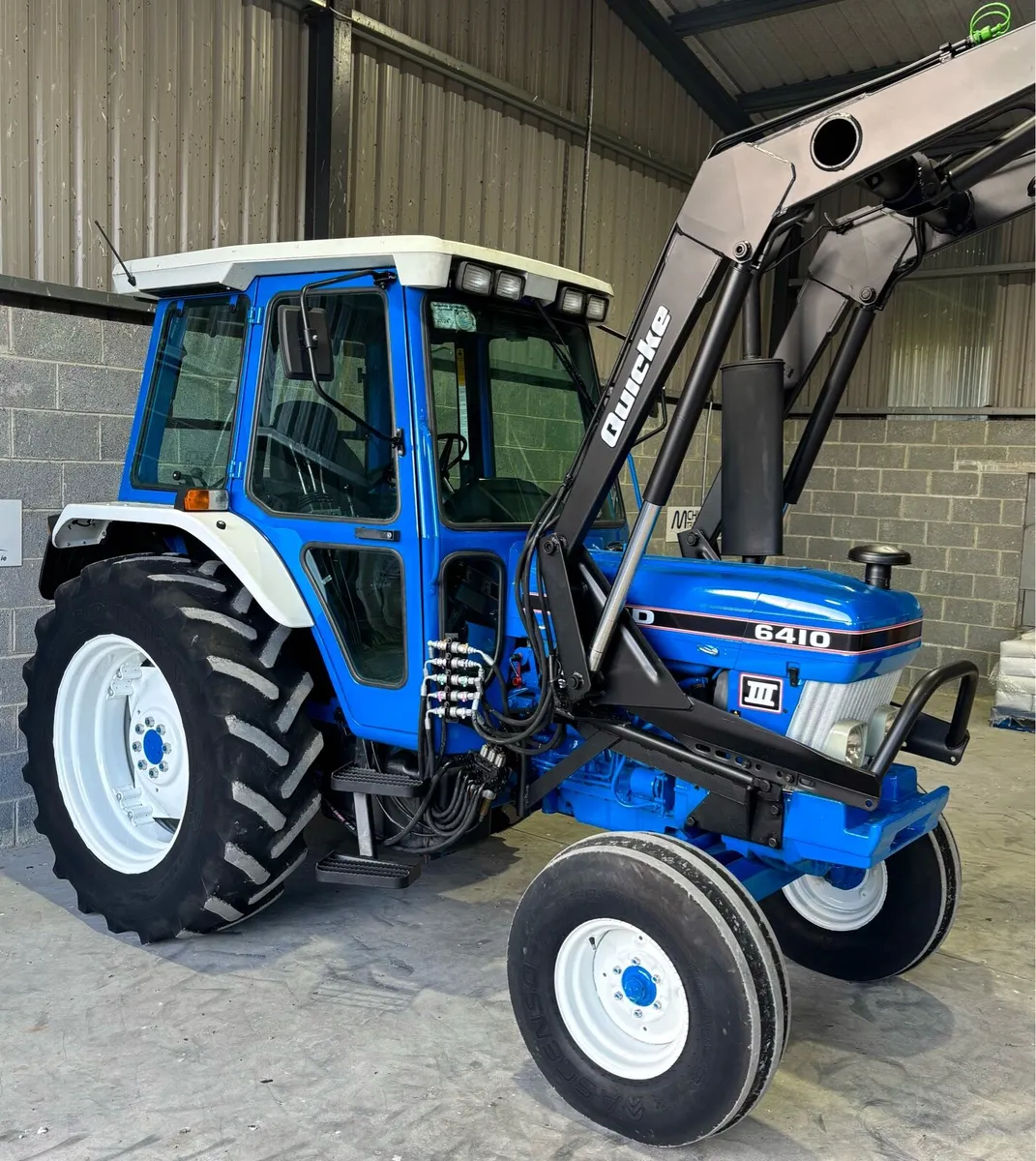 92 FORD 6410, SUPER Q, c/w QUICKE LOADER - Image 4