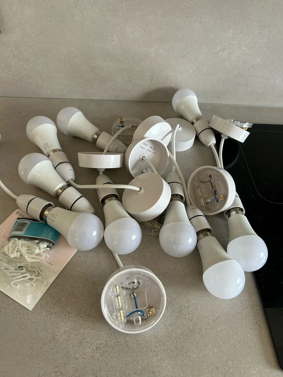 10x ceiling pendant set bulb - new build take offs - Image 1