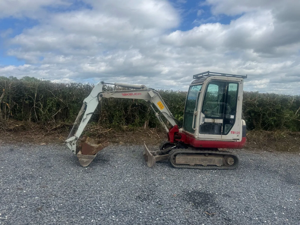 Mini digger Takeuchi tb125 - Image 1