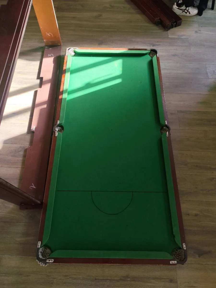 6x3 slate pool table - Image 4