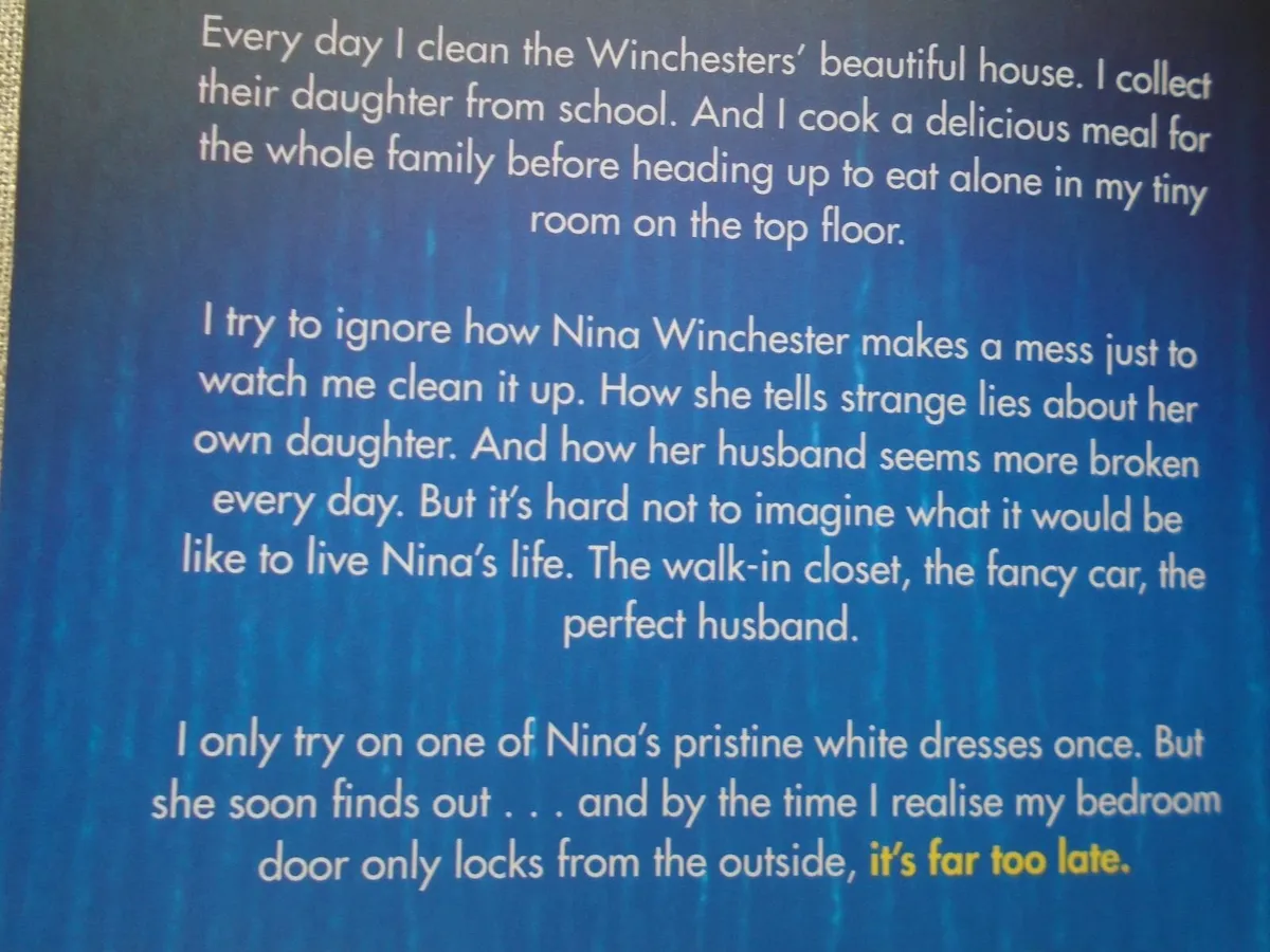Paperback book, Fiction, The Housemaid, Book - Image 2