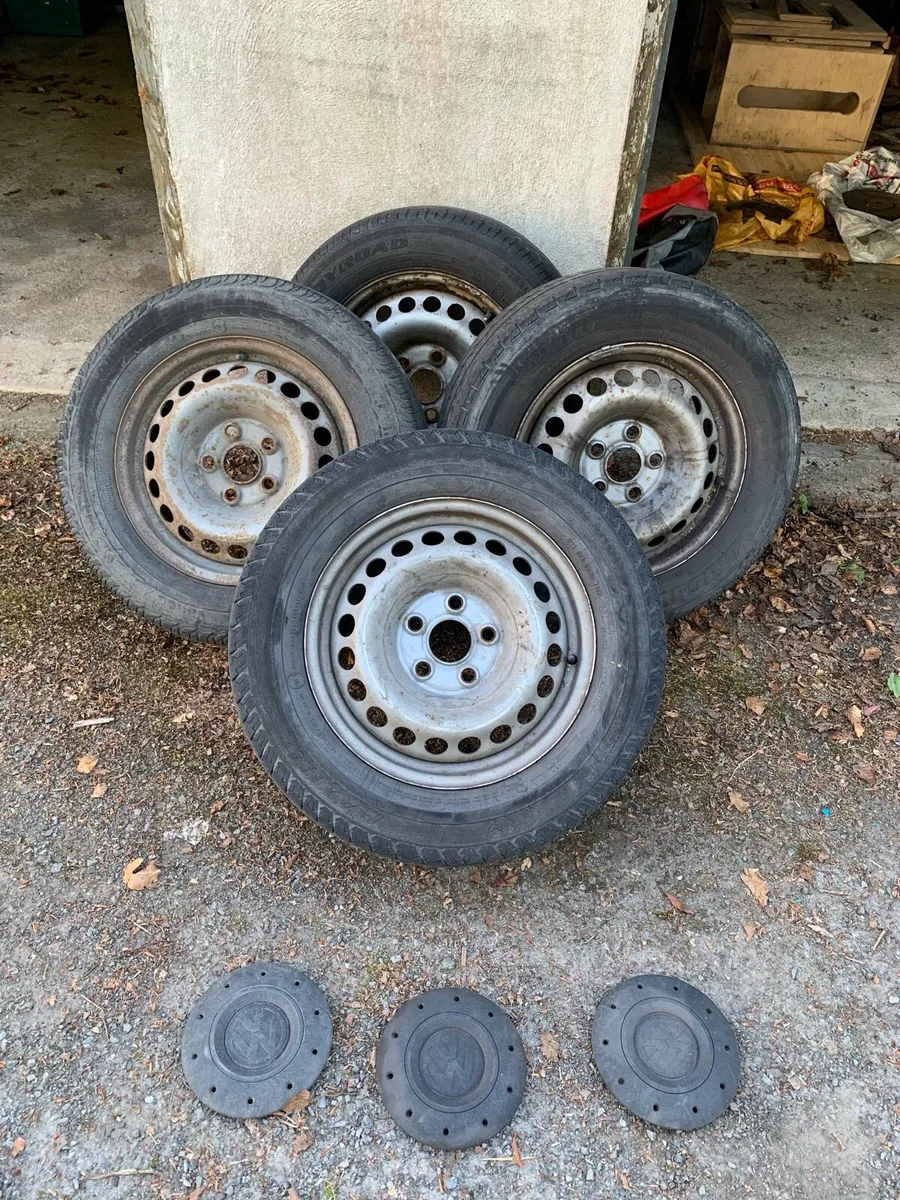 Volkswagen T5/T6 Steel Rims with 3 inserts - Image 1