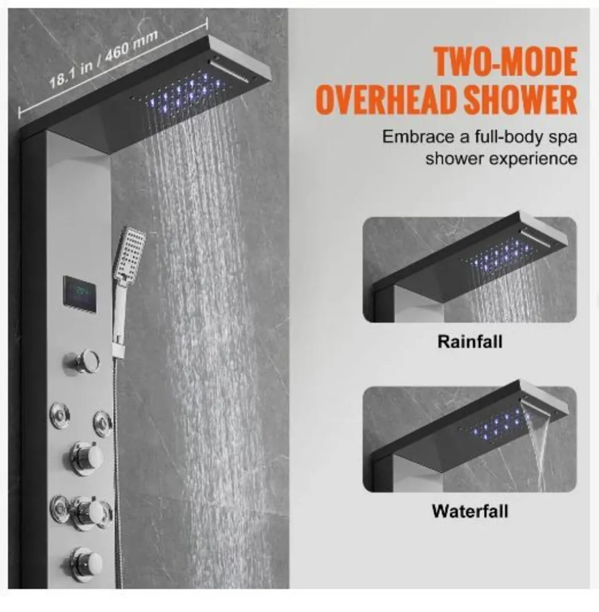 Shower Panel System, 6 Shower Modes - Image 2