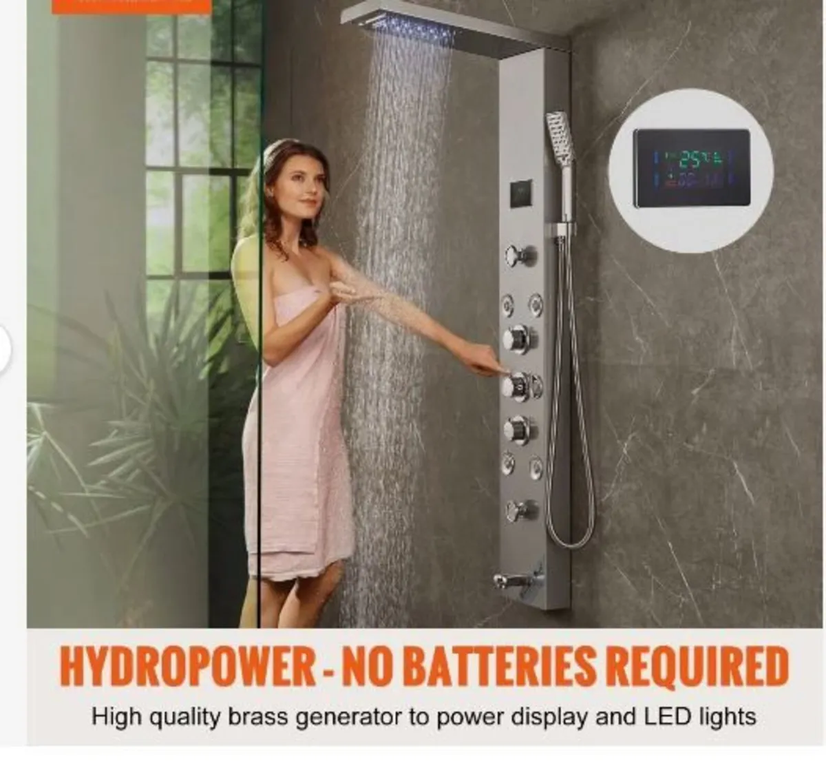 Shower Panel System, 6 Shower Modes - Image 3