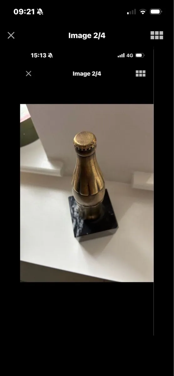 Rare Coca Cola Brass Bottle - Image 2