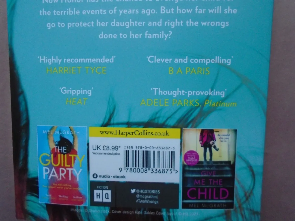 Two Wrongs, Book, Fiction, Paperback book - Image 2