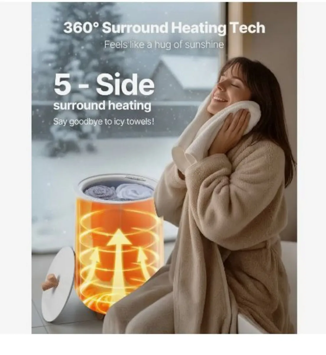 Towel Warmers for Bathroom, Towel Warmer - Image 3