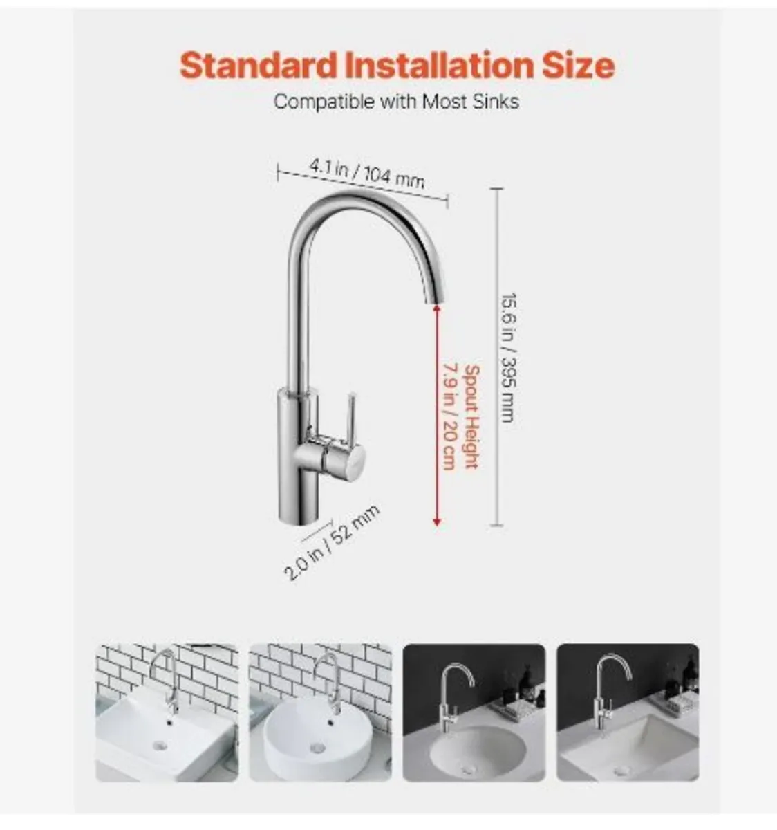 Touchless Kitchen Bar Sink Faucet - Image 4