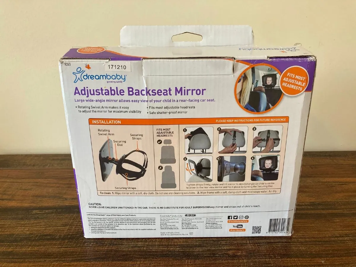 Dreambaby Adjustable Backseat Mirror – New In Box - Image 3