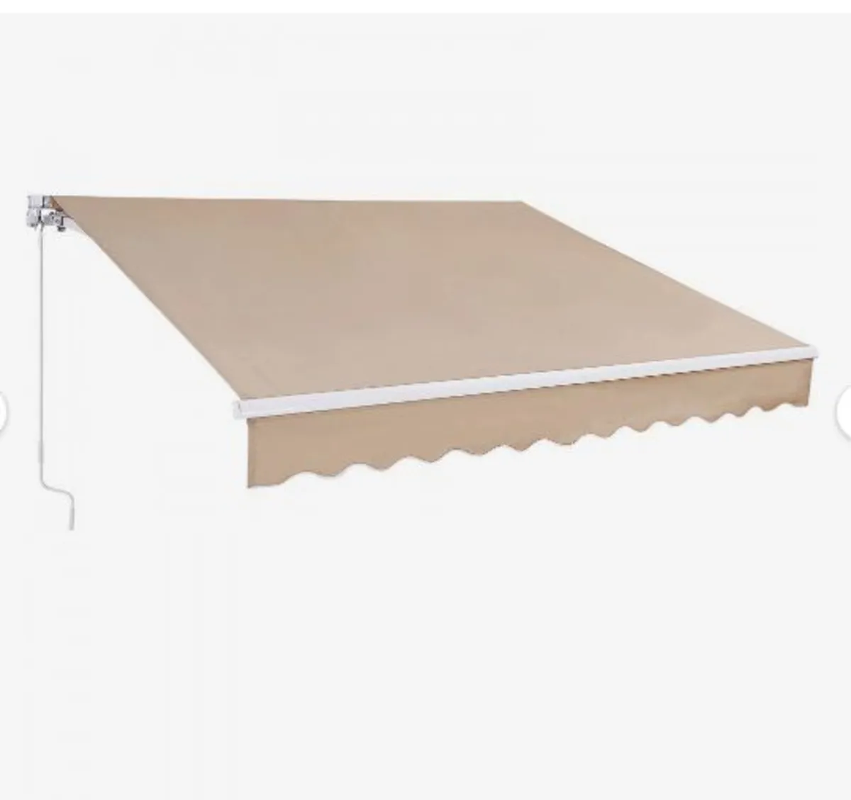 Manual Retractable Awning, 12 x 10 ft Outdoor - Image 4