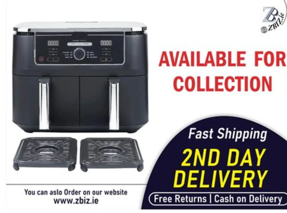 Air Fryer 9.5L Large Capacity with 6-in-1 Function - Image 1