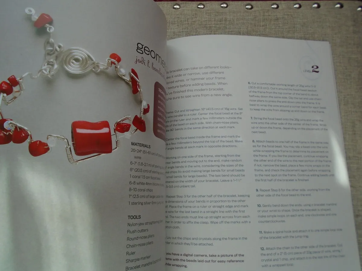 Jewellery making book, Craft book, Paperback - Image 4