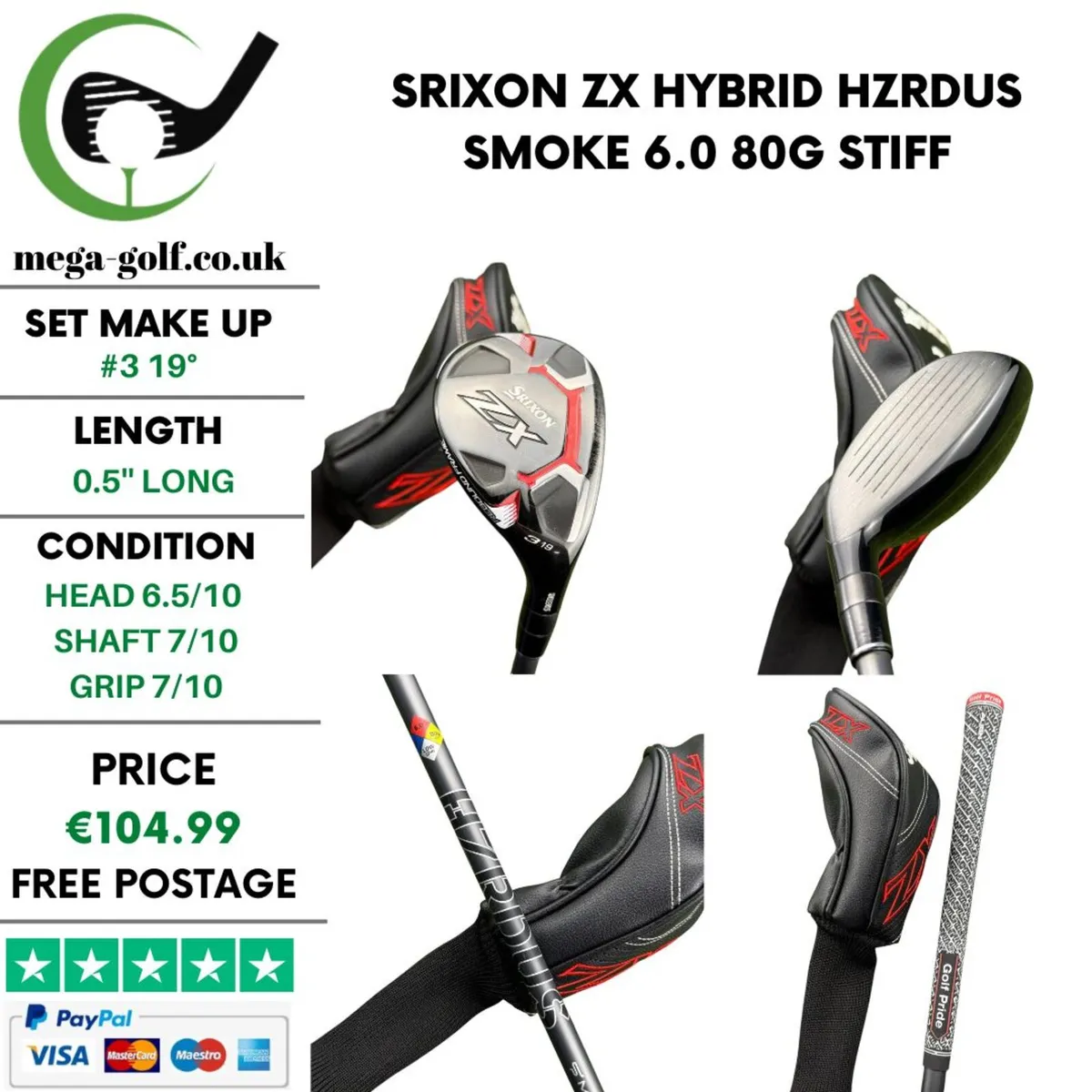 Srixon ZX Hybrid / #3 19° / Stiff - Image 1