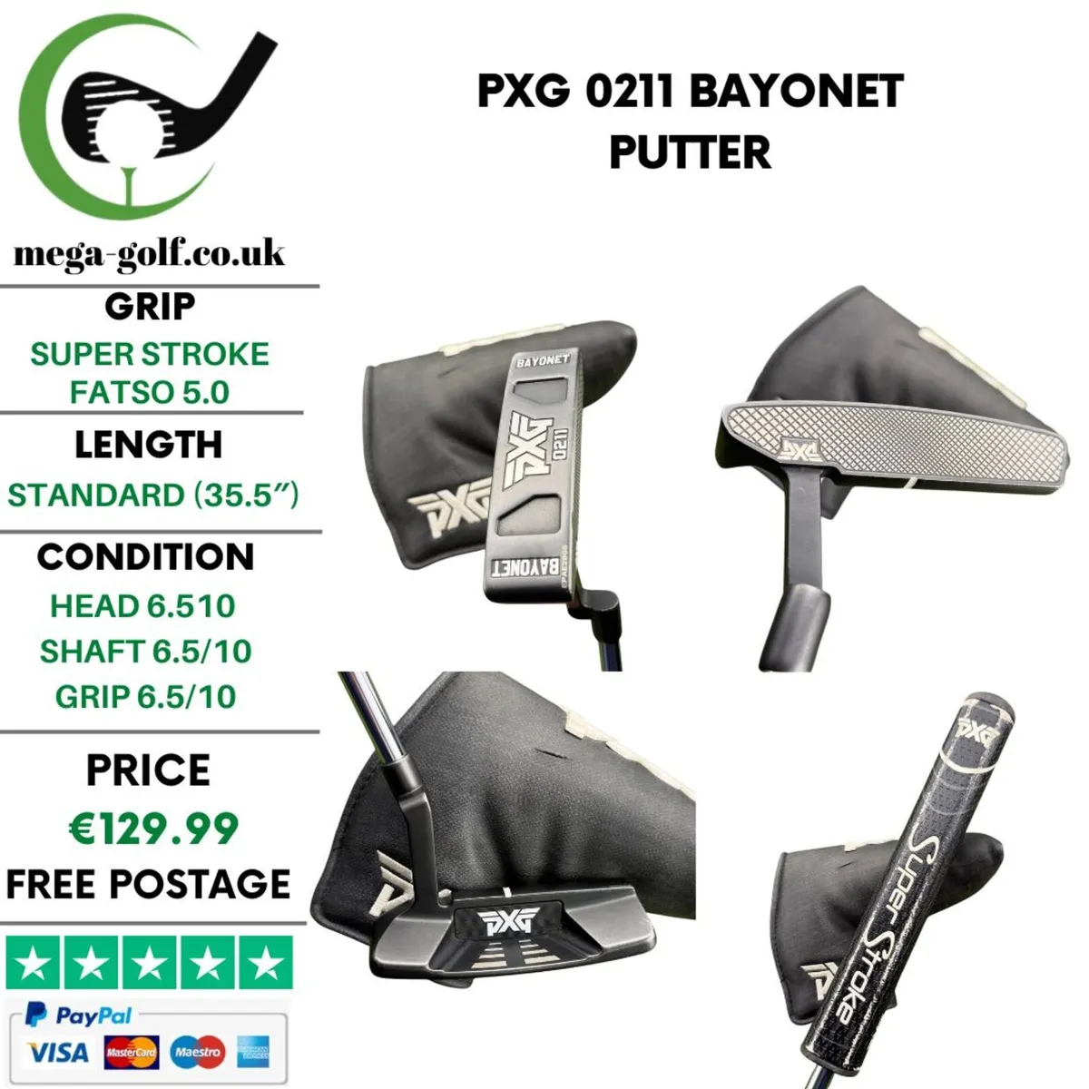 PXG 0211 Bayonet Putter / 35.5" - Image 1