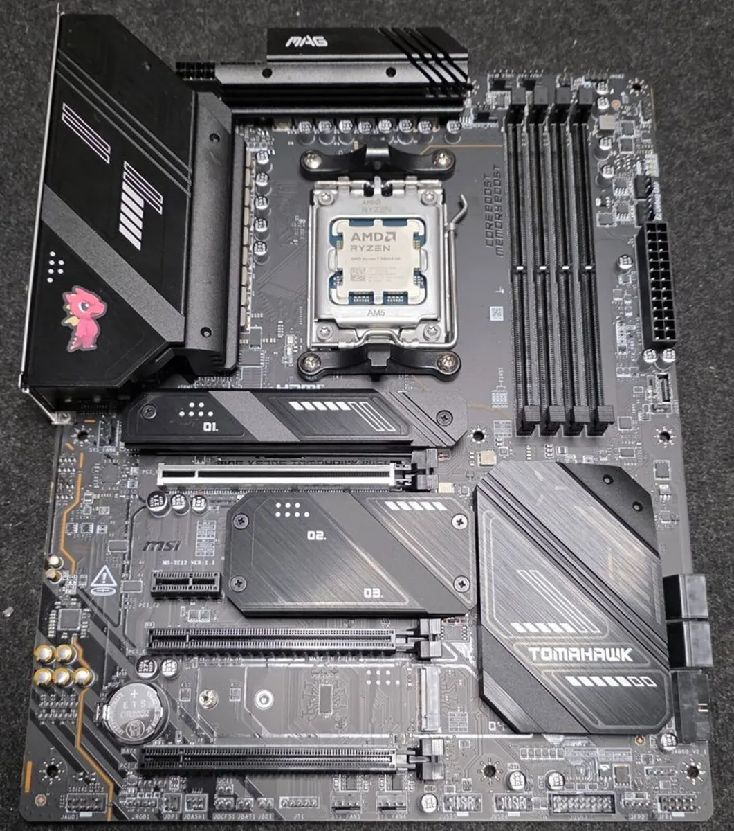 MSI X670E Tomahawk WiFi + Ryzen 7 9800X3D - Image 1