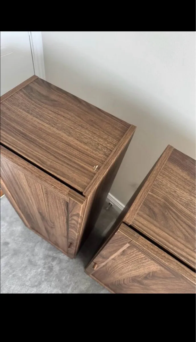 2 IKEA BILLY Bookcases, Walnut Effect - Image 3
