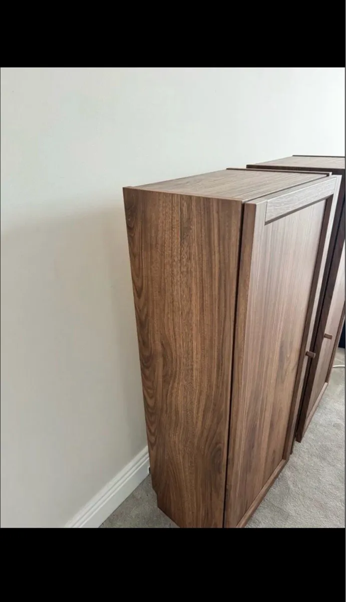 2 IKEA BILLY Bookcases, Walnut Effect - Image 4