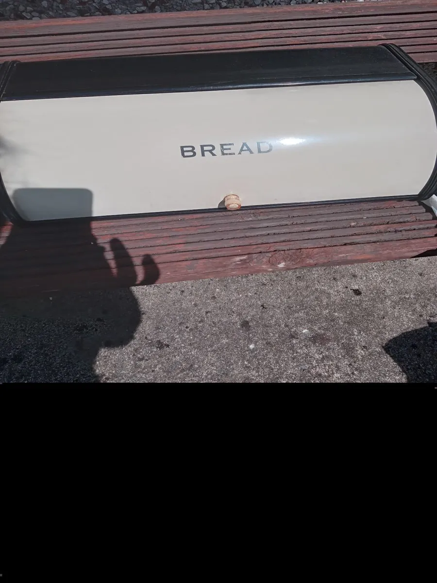2george foremas for sale and bread bin and kettle - Image 2