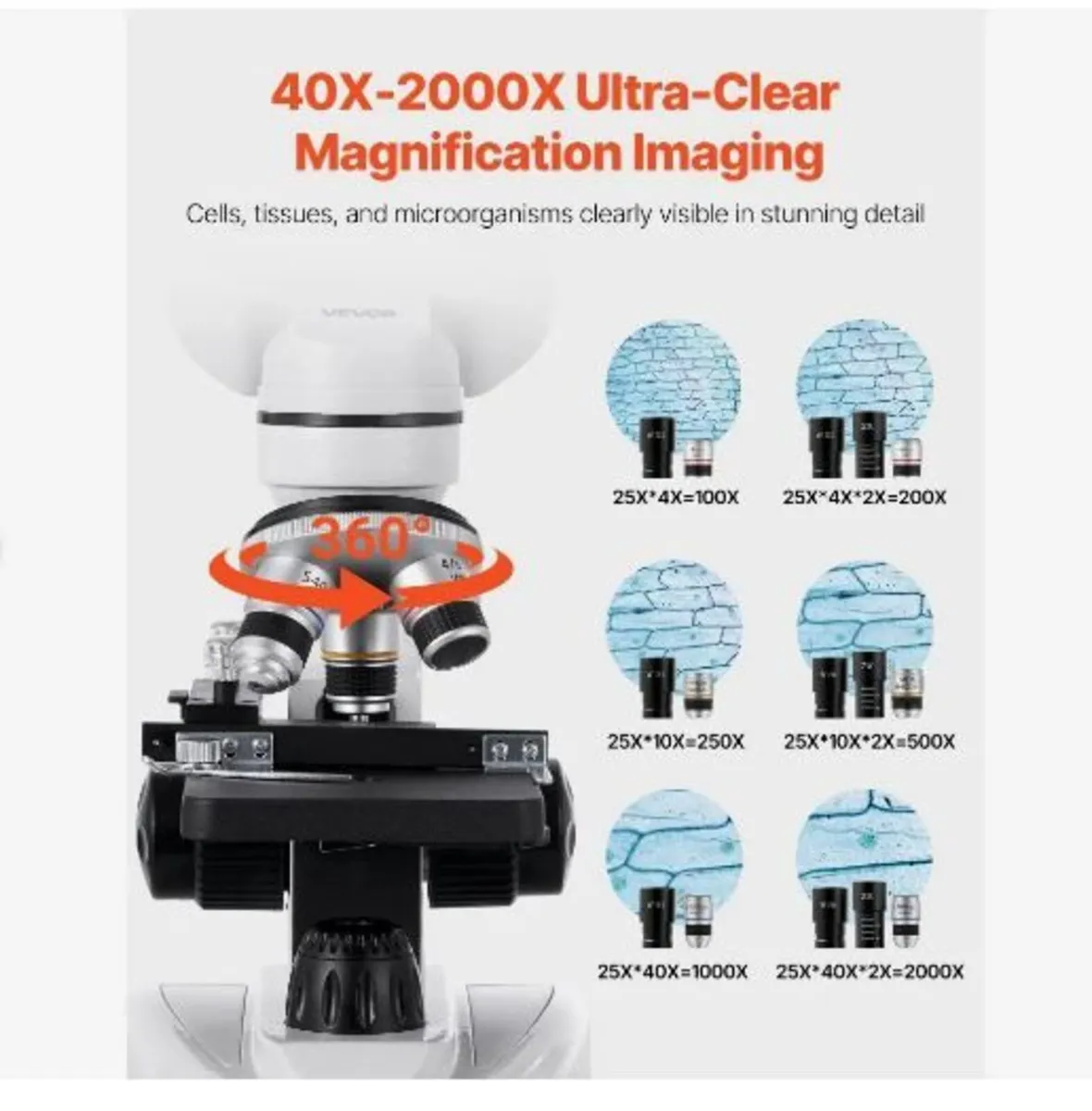 Binocular Microscope for Adult, Professional - Image 1
