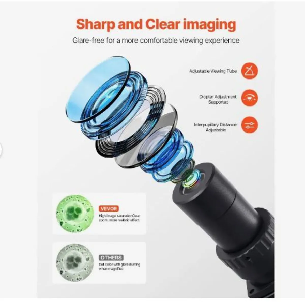 Binocular Microscope for Adult, Professional - Image 1