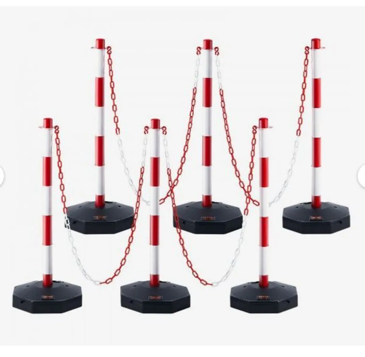 Adjustable Traffic Delineator Post Cones, 6 Pack - Image 3