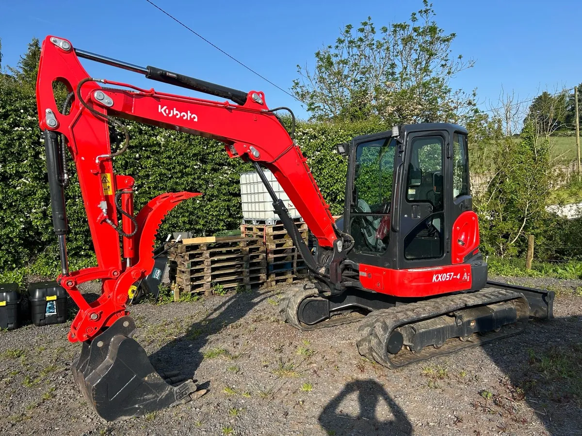 *2020 KUBOTA KX057-4* NEW RUBBER TRACKS+2700 hours - Image 1