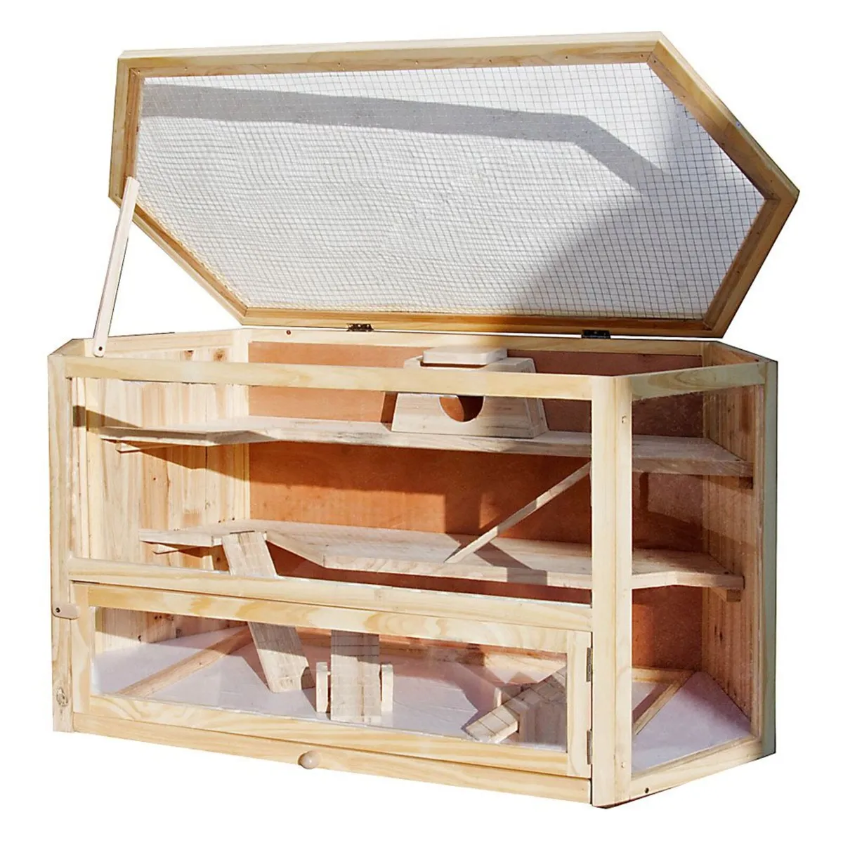Wodden Hamster Cage Mouse Rodent Rat ... Free Deli - Image 2