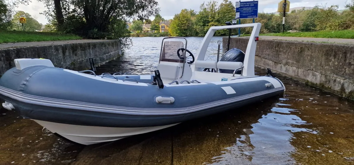 4.8m RIB Boat with Trailer Yamaha 60HP - Image 3