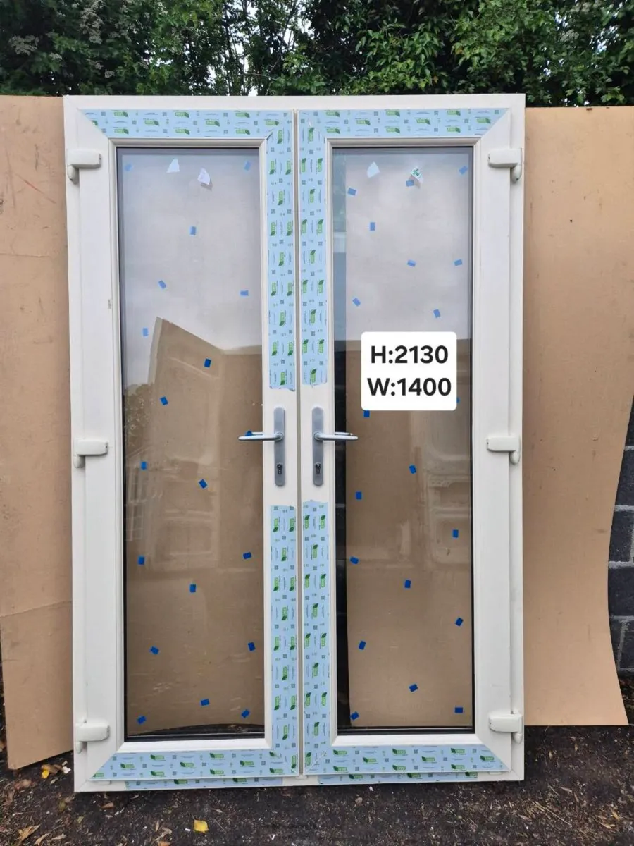 PVC FRENCH DOORS NEW