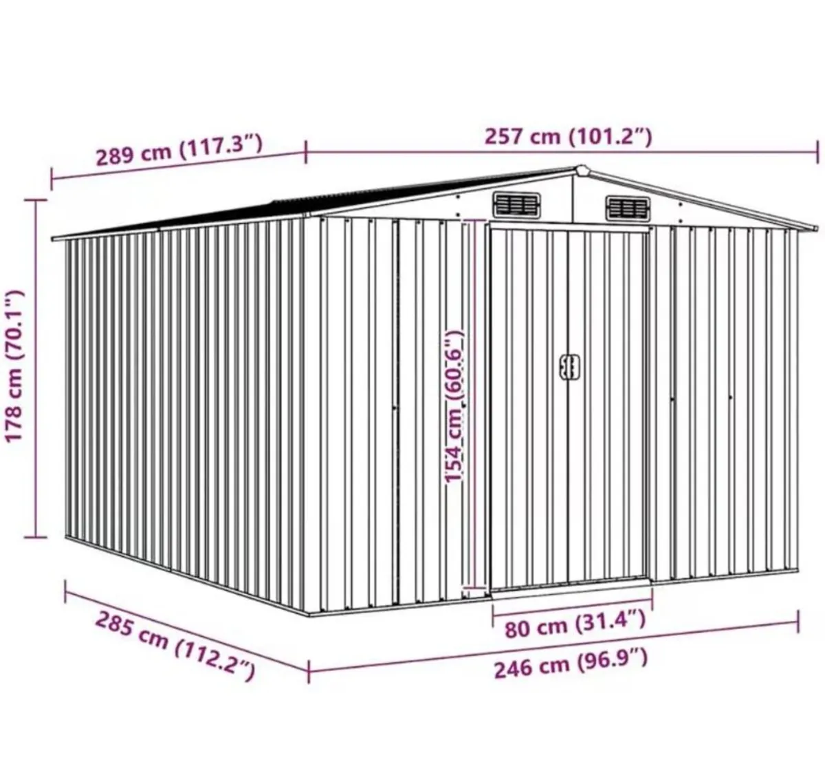 Large Garden Storage shed - Image 4