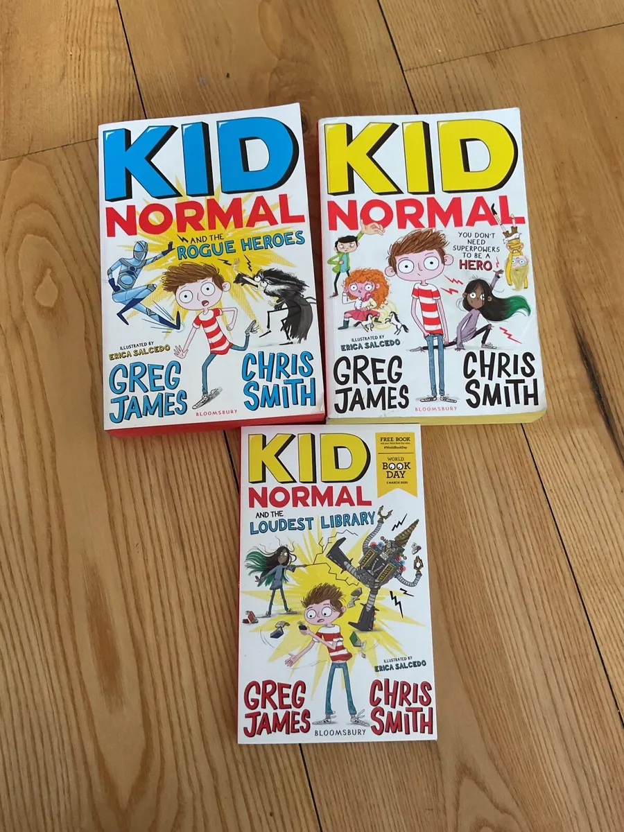 Kid Normal books x 2 Kid Normal and The Rogue Hero