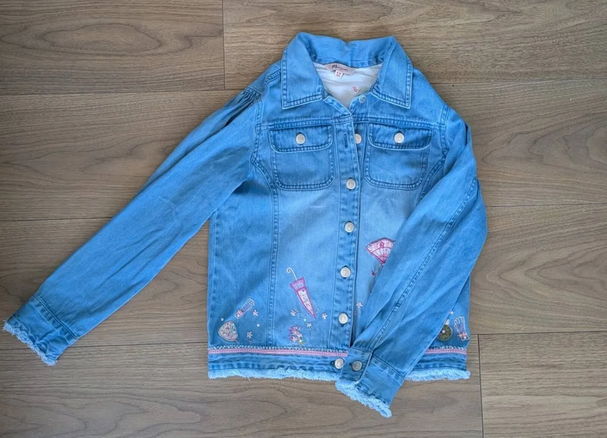 Monsoon Embroidered Denim Jacket - Image 1