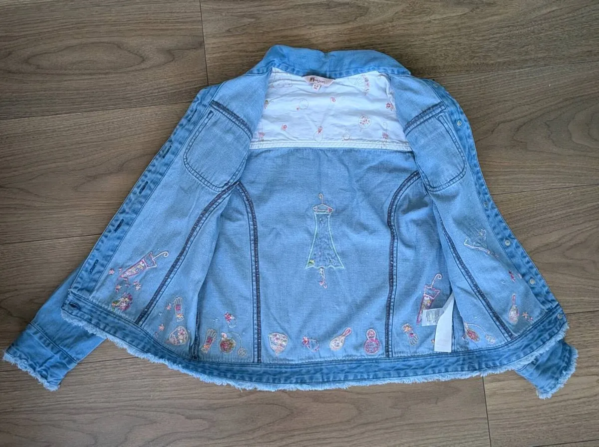 Monsoon Embroidered Denim Jacket - Image 2