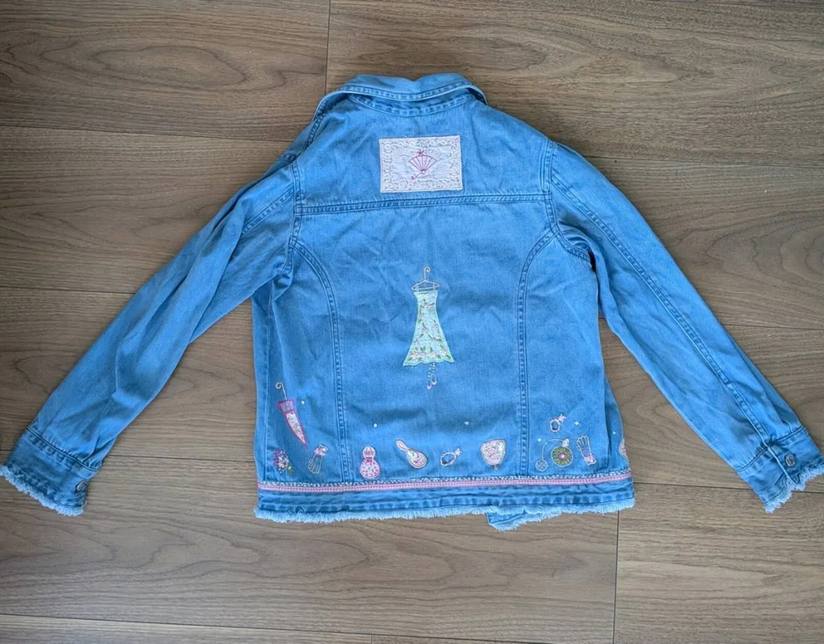 Monsoon Embroidered Denim Jacket - Image 3