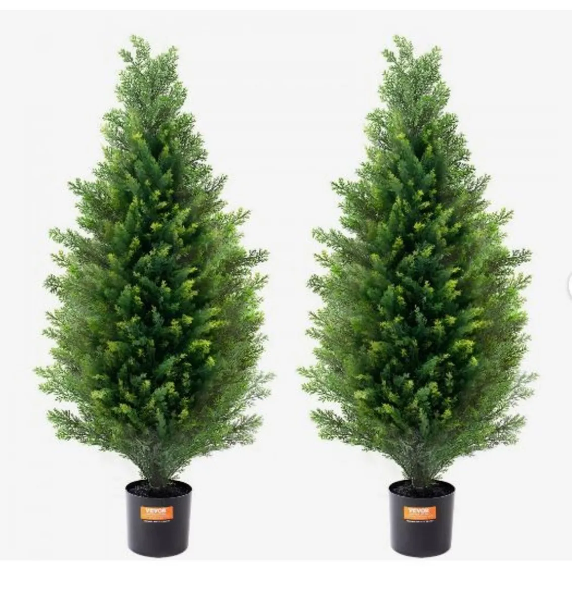 Artificial Cedar Topiary Tree, 36 inch - Image 3
