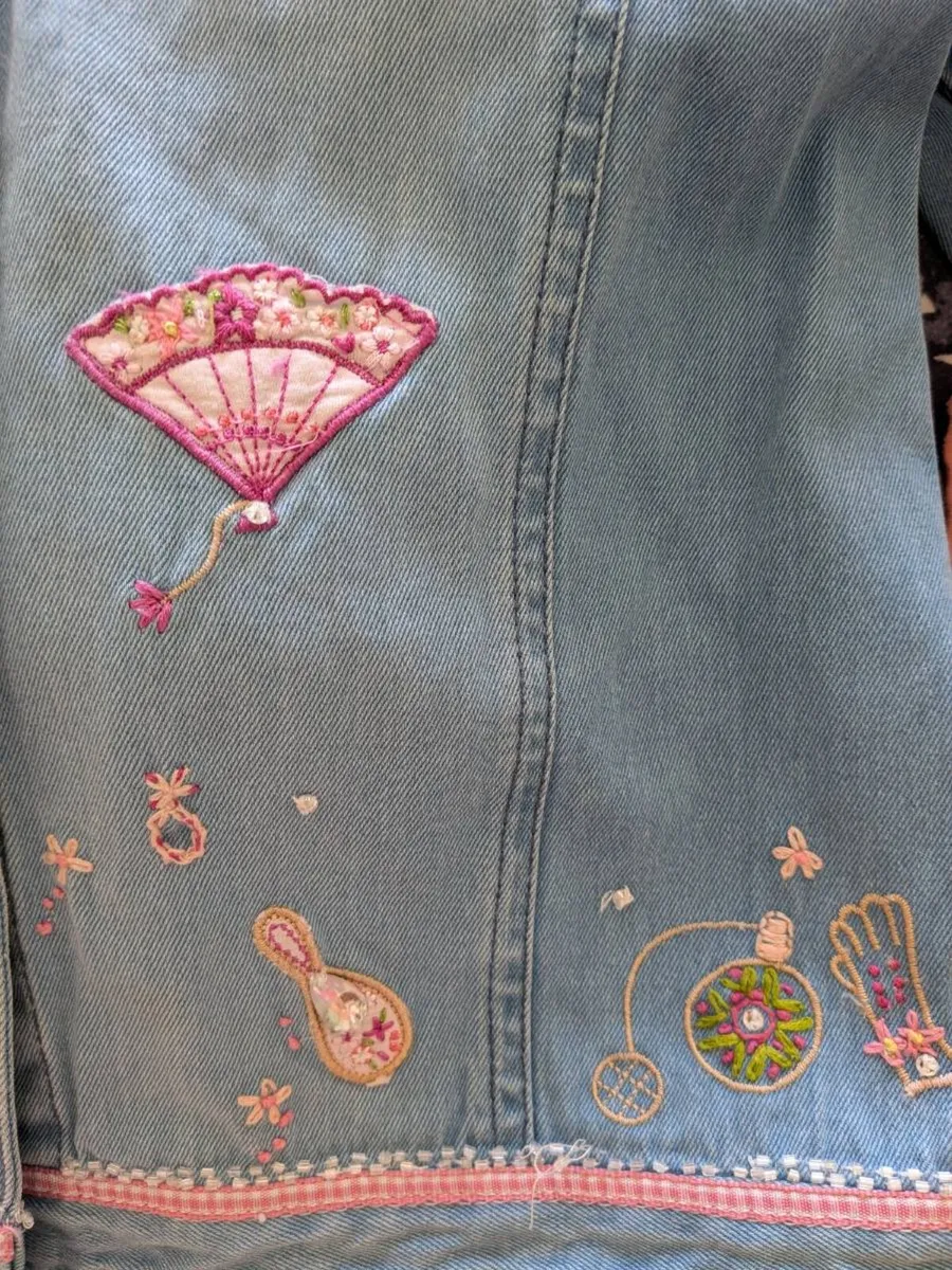 Monsoon Embroidered Denim Jacket - Image 4