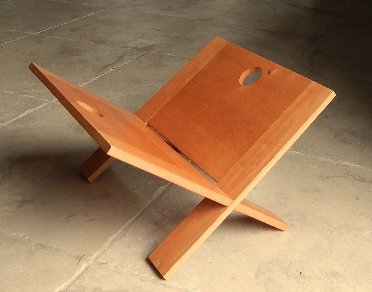 Wooden Interlocking Magazine Rack - Image 3