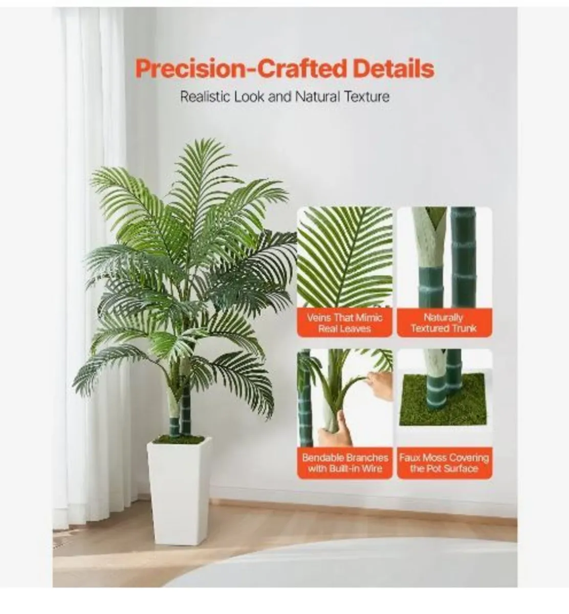 Artificial Areca Palm Tree 1524 mm - Image 3