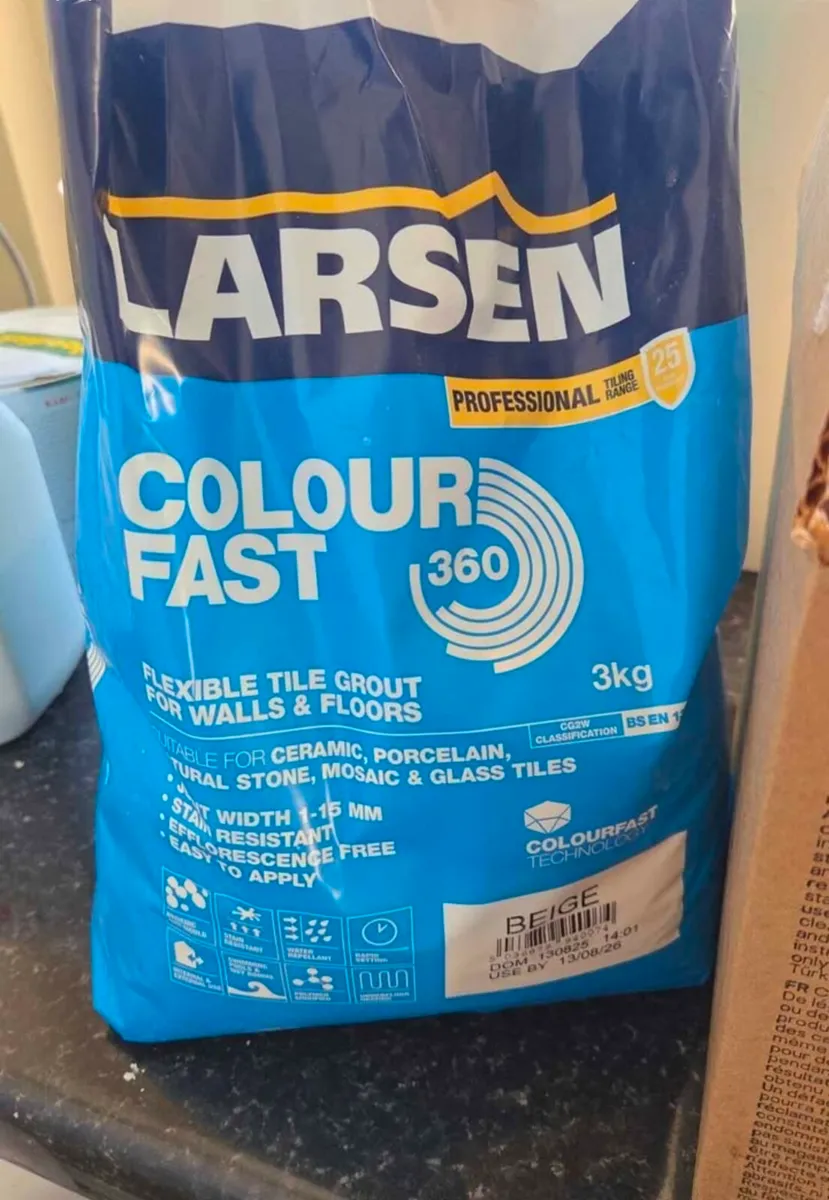 Tiling Grout Larsen Beige 2 Bags 3 KG