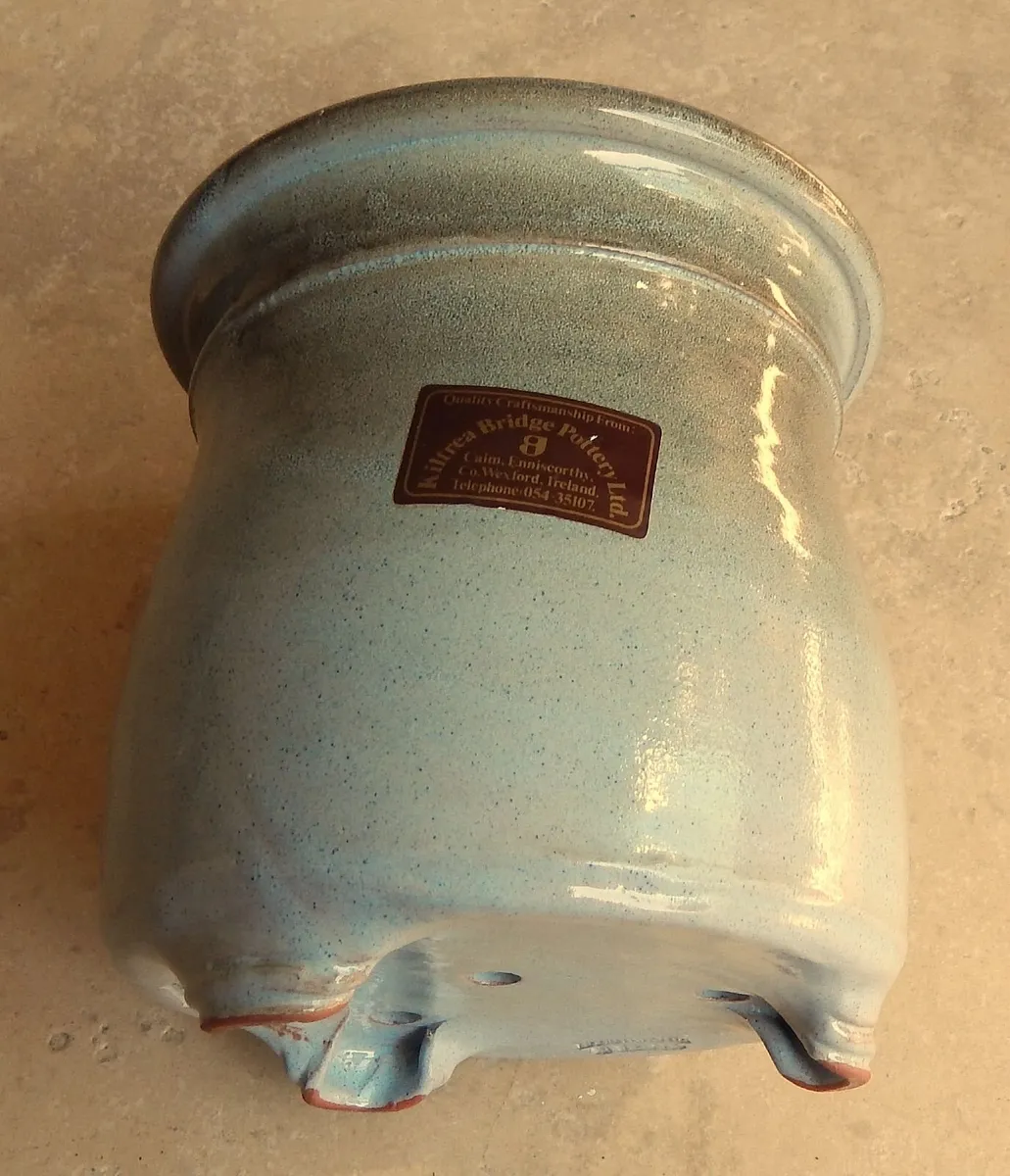 Kiltrea Pottery Small Plant Pot & Teabag Jar - Image 3