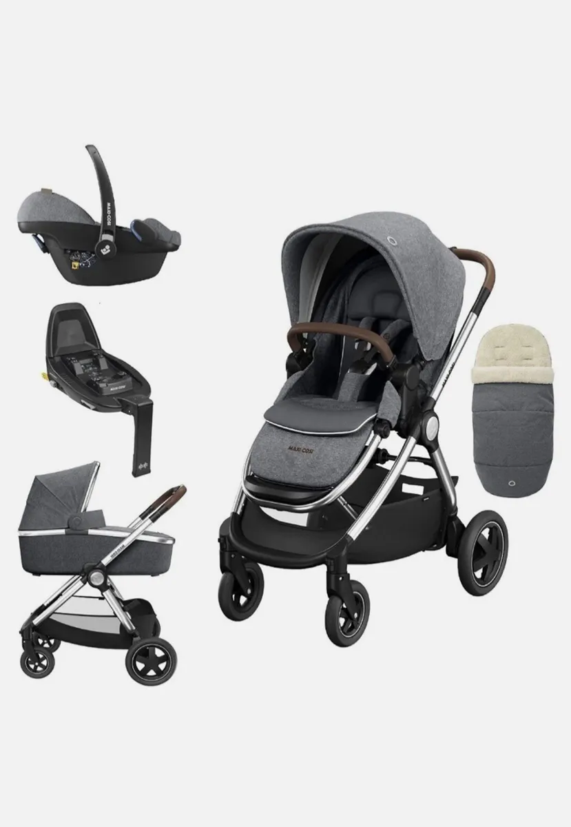 Maxi-Cosi Adorra Luxe Pushchair Bundle – Car Seat - Image 1
