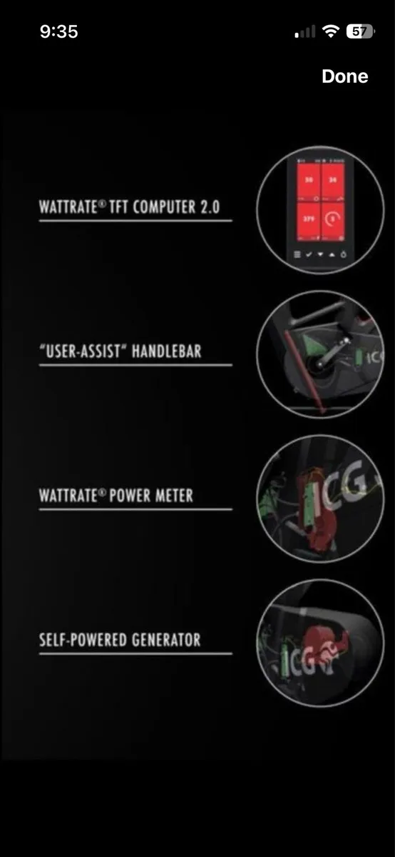 Life fitness iC6 spin bike - Image 2