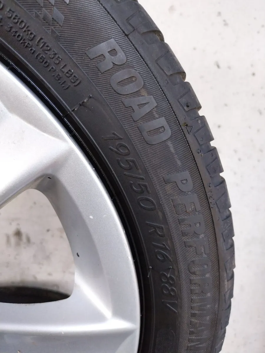2016 Peugeot 207cc 16" Alloy Wheels Set 195/50R16 - Image 2