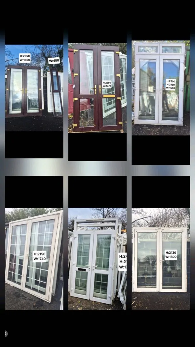 PVC FRENCH DOORS