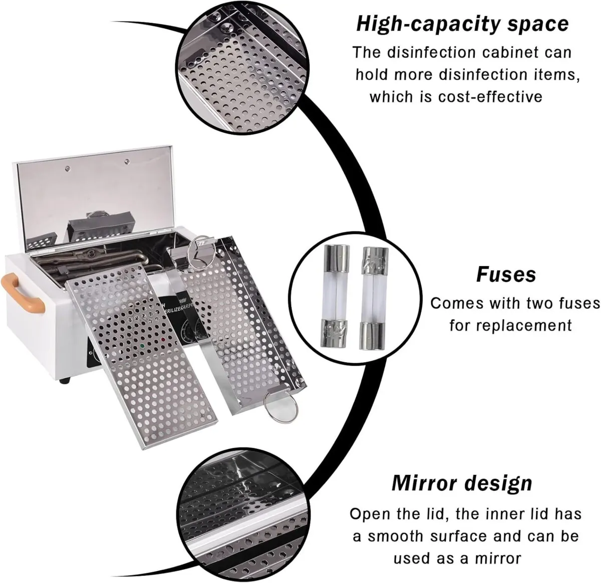 Dry Heat Sterilizer Cabinet 2.2L Timer Box - Image 2