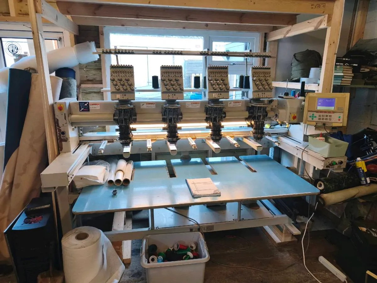 Industrial 4 head Embroidery machine - Image 3