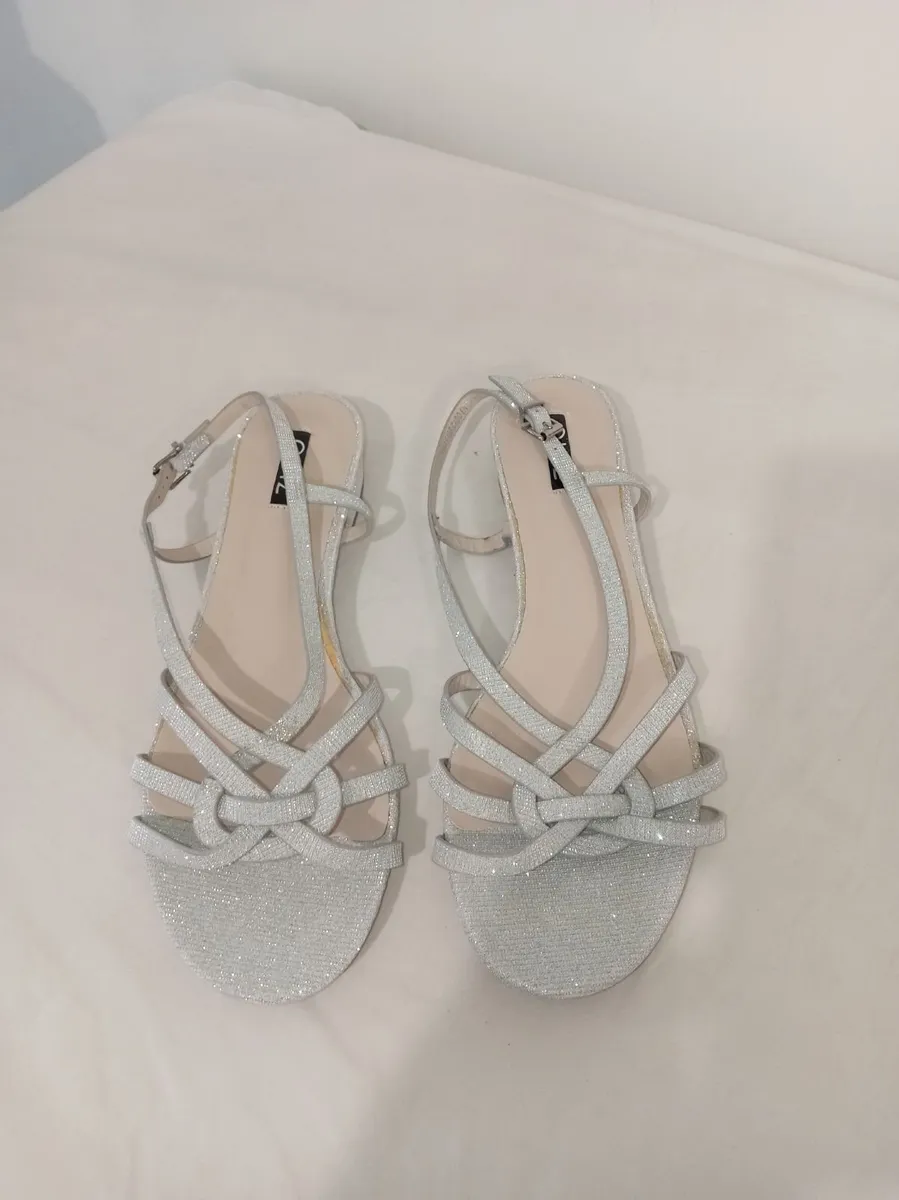 quiz silver sandals - Image 2